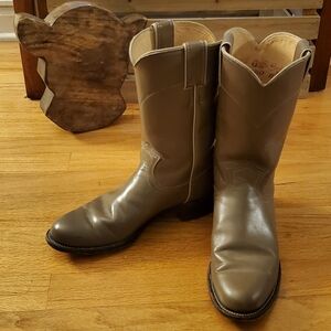 Vintage Justin Leather Cowgirl Boots